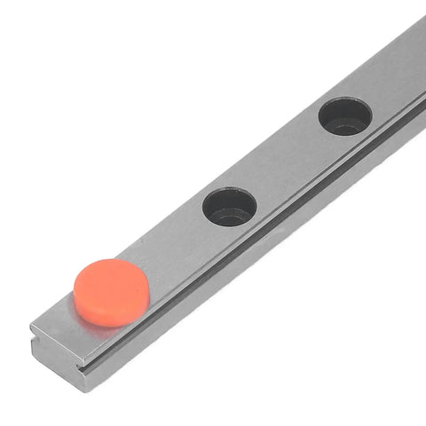 Close view of Linear Guide Rail 200mm Slide Carriage Kit With Slider Block for CNC Router and 3D Printer, showing rail detail.