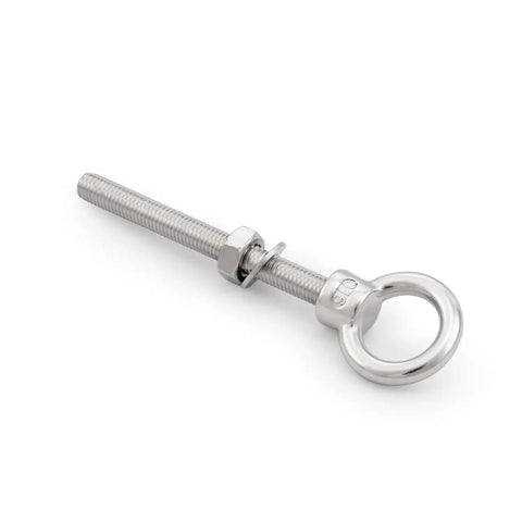 Heavy Duty 316 Stainless Steel Shoulder Eyebolts With Nut And Washer 4 Pack Marine Grade Threaded Eyebolts for Lifting or Hanging