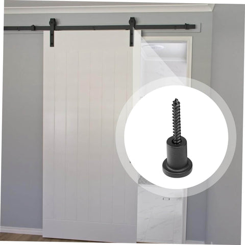 Barn Door Track Connector Accessory With Easy Install DIY Friendly Includes Pipe Clamp And Screws Carbon Steel Sliding Door Stopper Kit