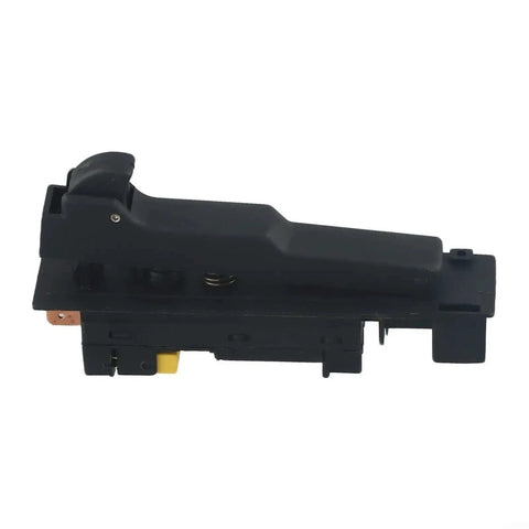 Side view of Angle Grinder Switch Replacement for GWS-20-180, 250V 12A Trigger Switch, durable metal and plastic construction.