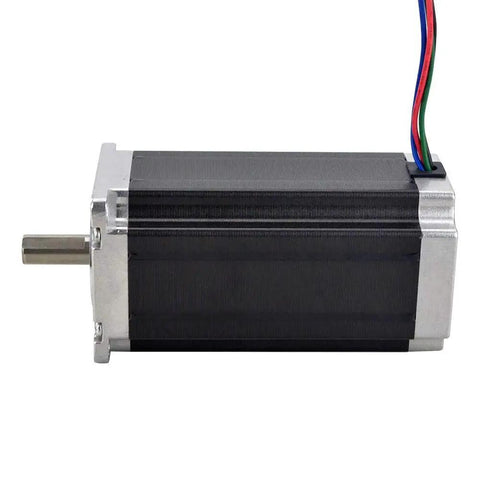 Three Pack E Series Nema 23 Stepper Motors Bipolar 1.8 Degree 3.0Nm 425ozin Holding Torque 4.2A 0.9 Ohm 3.8mH Side View