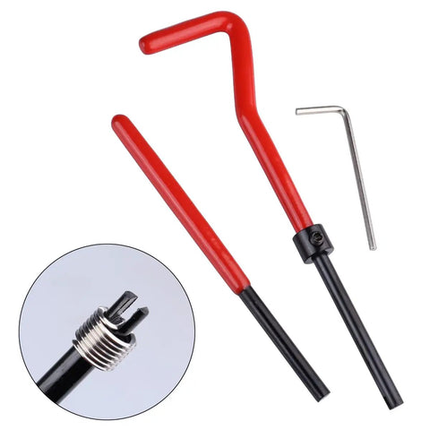 Pro Grade M6 X 1mm Helicoil Thread Repair Kit With 25 Stainless Steel Inserts In A 30 Piece Set Drill Tap Insertion Tool Hex Wrench