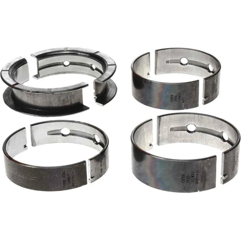Crankshaft Main Bearing Set Bimetal Aluminum Replacement for Nodular Iron Crankshafts, 100% Bored Inside Diameters, OE-Grade Lead-Free Silicon Alloy