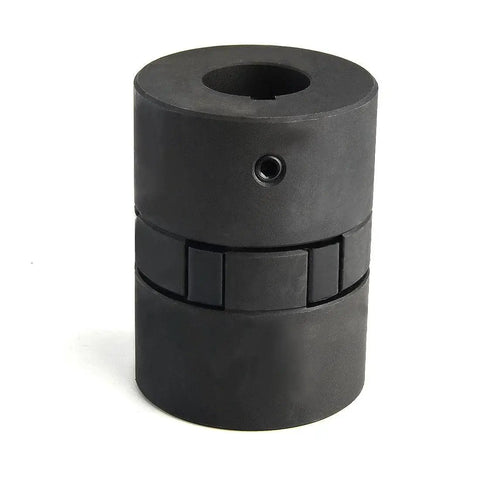 Heavy Duty 3/4 To 1-1/8 Inch L100 3-Piece L-Jaw Coupling Set With Buna-N NBR Rubber Spider For Log Wood Splitter, front view