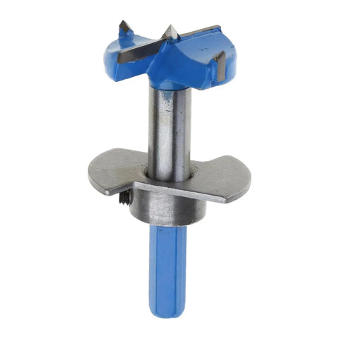 Hinge Boring Bit For 35mm Hinges With Adjustable Depth Woodworking Drill Bit For Furniture Doors And Cabinets Pro Grade High Carbon Steel