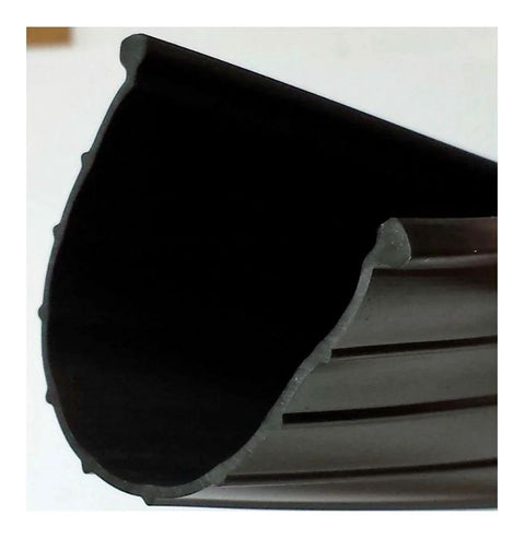 Close-up of Premium 9 Foot Bottom Weather Seal For Wayne Dalton Doors 154448 showing flexible rubber profile detail.