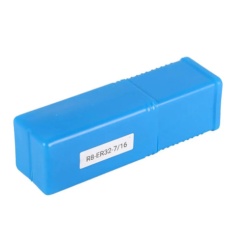 Blue case for ER32 Collet Chuck Tool Holder for CNC Milling Lathe with Seven Sixteenth Inch Spindle Thread