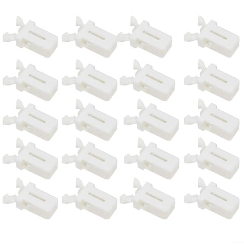 Pack of 10 white Plastic Trash Can Lock Self Locking Switch Catch Replacement For Touch Lid Bin Latch Clip Durable Repair Kit