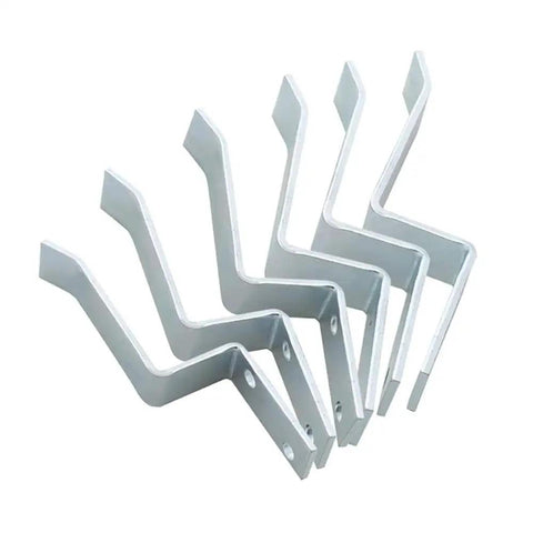 Heavy Duty Door Stops For Sliding Doors And Garage Doors 6 Pack, Zinc Plated Solid Steel Door Stoppers With Screws, Indoor Outdoor Use