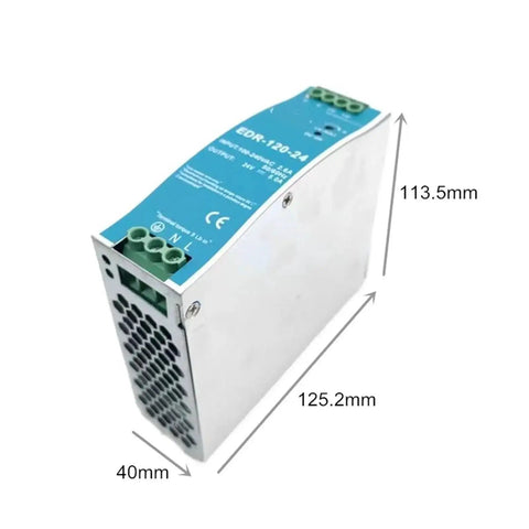 120W 24V DIN Rail Switching Power Supply For CCTV And LED Lighting SMPS Pro Grade High Efficiency Industrial Power Unit