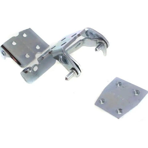 Door Hinges Set Of 2 Front Left Chrome Finish For GMC Yukon Sierra Tahoe Escalade Cadillac Escalade ESV 2000 To 2006 Replacement Pair