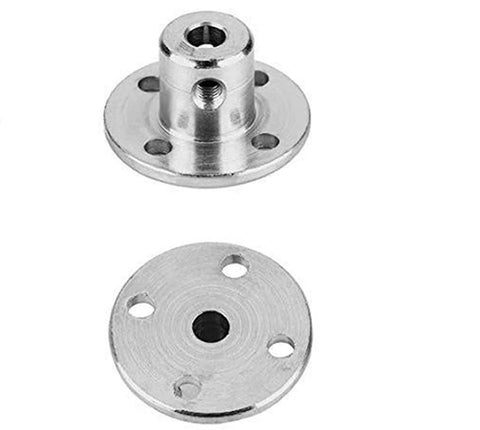 6mm flange coupling connectors, 4-piece set with flange hub for DIY RC model motors