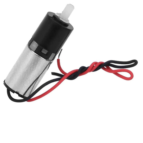 Compact Mini Planetary Gear Motor with 6mm Shaft for Precise Micro Speed Reduction in 3V DC Electronics, two-stage gearbox visible