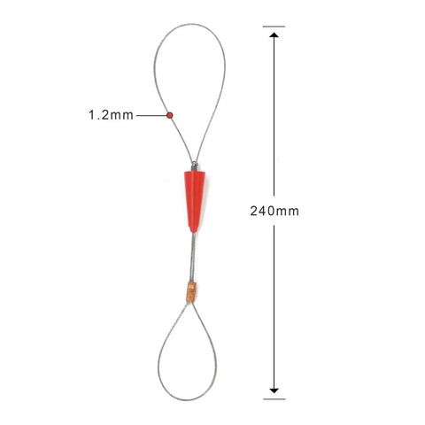 240mm tool from 30M 100ft Fish Tape Cable Puller Kit For Through Wall Wiring Flexible Yet Rigid Design 4mm PET Cable Puller