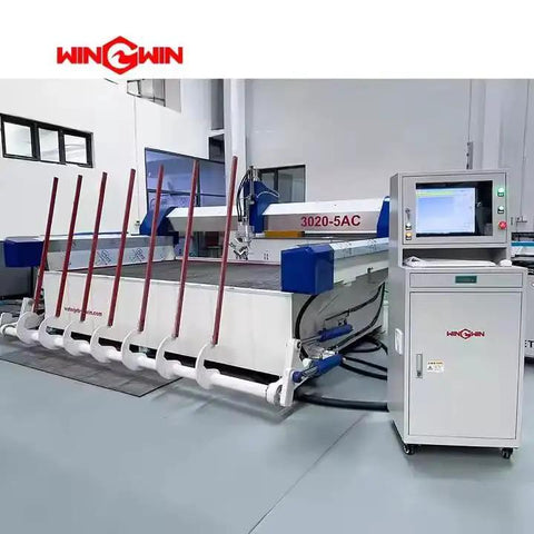 Pro Grade High Pressure Waterjet Intensifier Pump For Waterjet Cutting Machine 5200515 Durable Cylinder Unit Built To Last With Long Service Life And Spare Parts Included shown installed with control system in industrial setting