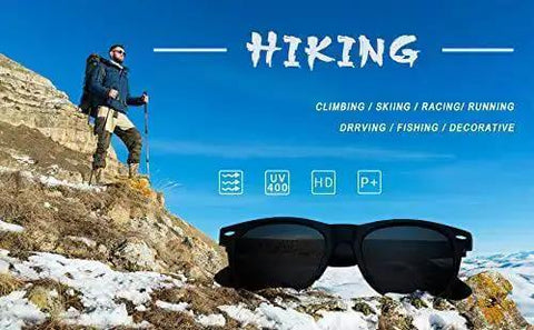 Unisex Retro Sunglasses For Men And Women With UV400 Protection, Classic Cool Shades For Driving, Hiking, Outdoors, Vintage Style Eyewear For Everyday Wear