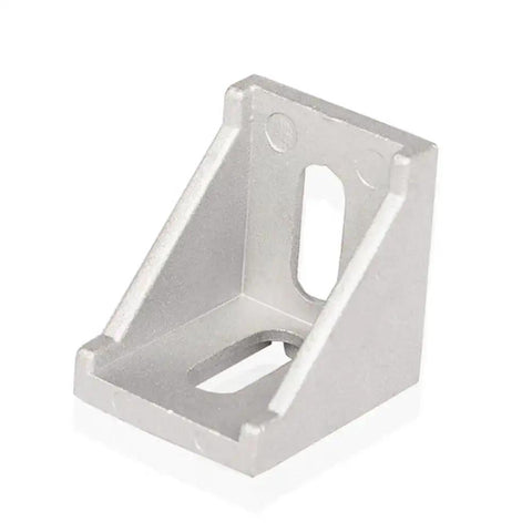 Corner bracket for 2020 Series Aluminum Profile Connector Set for 6mm Slot Extrusions, ideal for 20mm frame projects.