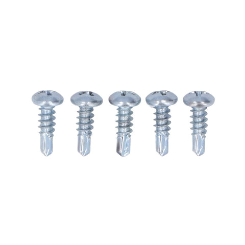Five 4.2x13mm Phillips head carbon steel self tapping screws from 50 Pack 4.2x13mm Wood Screws Set With Phillips Head High Hardness Carbon Steel