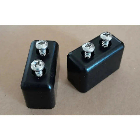 Pair Polyurethane Rubber Bumpers For Sliding Patio Doors With Hardware Included, UV Resistant Replacement Bumpers And Stainless Screws