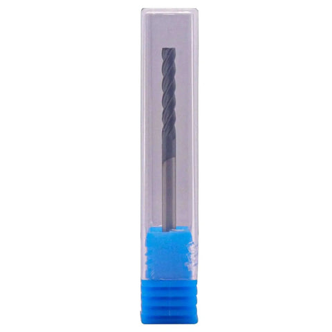 Pro Grade 5 Piece Solid Carbide Long End Mills AlTiN Coated 4 Flute 30 Degree Helix For Precision Milling Eighth Inch