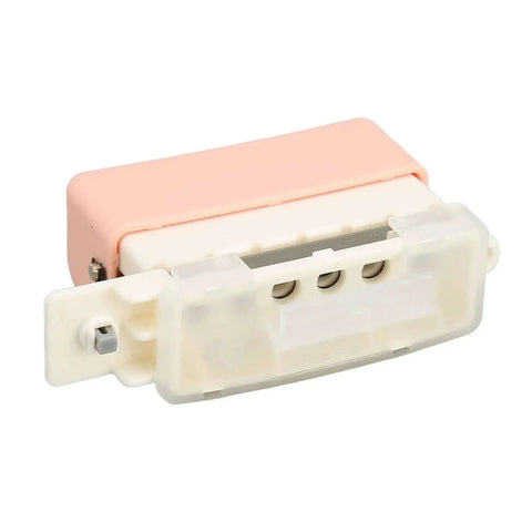 Portable 6 Hole Punch Adjustable Metal Handy Hole Puncher with Chip Tray, side view of A5 A4 B5 punch for flipbooks