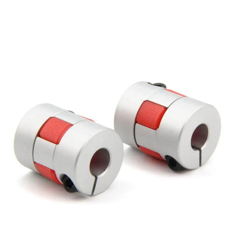 Beefy 8Mm To 8Mm Bore Aluminum Plum Flexible Shaft Coupling For Servo And Stepper Motors D20xL25 Connector 2 piece