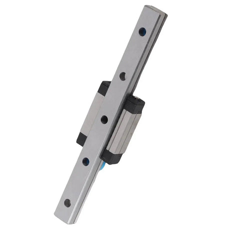 Miniature Linear Guide Rail 9mm width with slide block for precise motion in small automation projects, pro grade linear rail system.