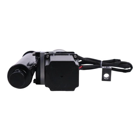 Side view of Heavy Duty 12V Electric Linear Actuator With 10 Inch Stroke 2300 Lbs Load Capacity for dump trailers and lifts.