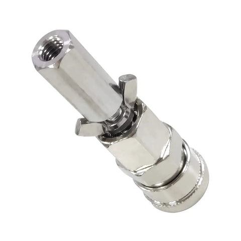 VacU Lock End Connector For Reciprocating Linear Actuator DIY Design in Stainless Steel with M8 Thread, 3.3 Inch Height, 121g