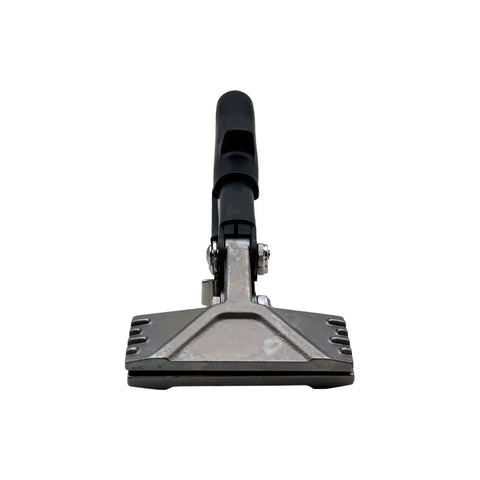 Three Inch Straight Hand Seamer with cushioned leverage handles, front view showing drop forged nickel plated jaws, ideal for HVAC tasks.