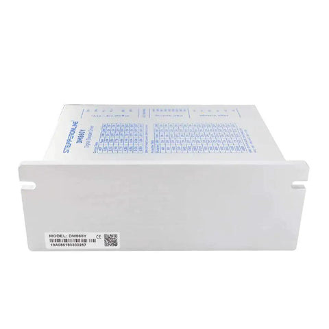Digital Stepper Motor Driver For CNC Makers Peak Current From 2.4 Amp To 7.2 Amp, 36 To 110 Volt DC Input front view