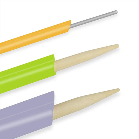 Fast Turn Fabric Tube Turners Set For Sewing DIY By YEQIN Three Size Cylinders for turning fabric tubes in various colors