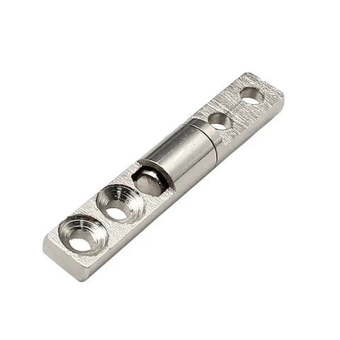Metal stop hinge damper with straight damping shaft, silver finish, CL0636, 1pc