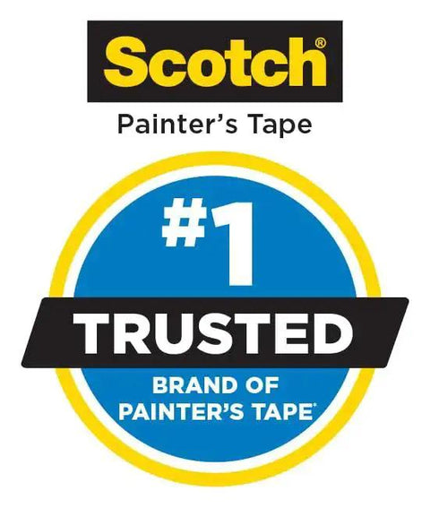 "#1 Trusted Brand of Painter's Tape badge for Greener Masking Tape 0.94 Inch Wide By 60 Yard Indoor Outdoor Painters Tape With Strong Adhesive Sustainable Core Made From 55 Percent Renewable Resources And 70 Percent Post Consumer Waste 1 Roll"