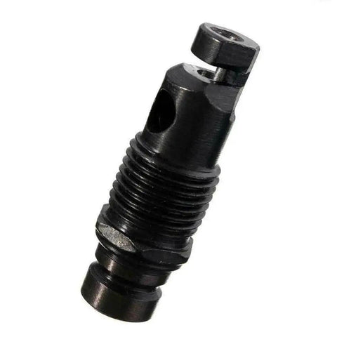 Close-up of a metal component from Double Head Sheet Nibbler And Metal Cutter Drill Attachment For Electric Saws Heavy Duty Pro Grade Kit