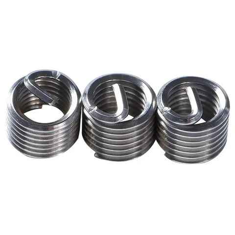 Stainless steel thread inserts from Heavy Duty 30 Piece Stainless Steel Thread Repair Kit M6x1.0 for auto repair