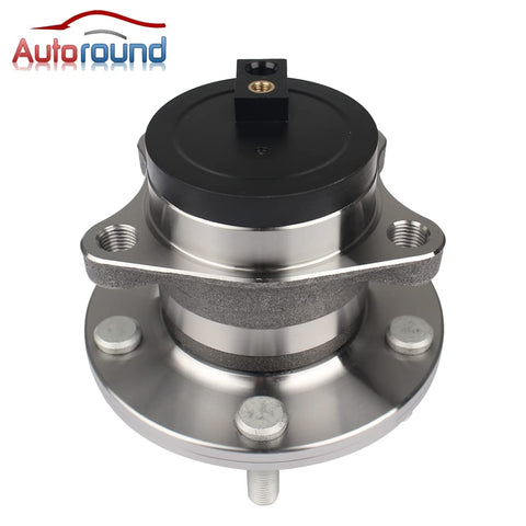 Rear Wheel Bearing And Hub Assembly For 2007 2016 Mazda CX-9 FWD With 5 Lug And ABS, 140mm Flange Diameter, top view