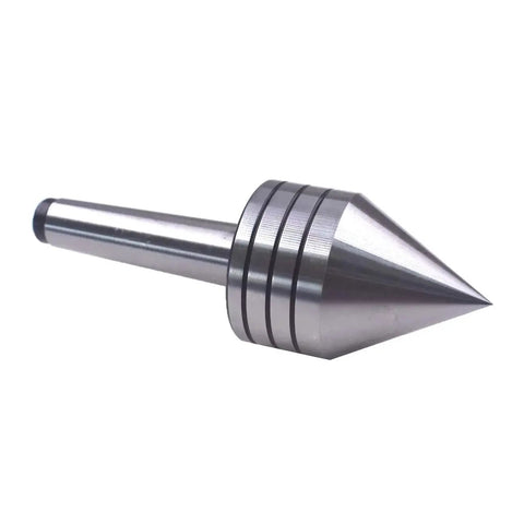 Heavy Duty MT2 Rotary Live Center Shaft with Morse Taper Precision Bearing for Smooth High Speed Metal and Wood Turning on Lathes and CNC Machines Crafted from Tough Carbon Alloy Steel Offering 0 001 Accuracy and 60 Degree Angle for Top Notch Machining