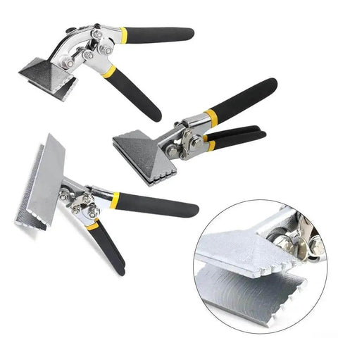 Sheet Metal Bending Pliers Hand Seamer Crimping Tool made from chrome vanadium steel with straight elbow handle for light steel frames