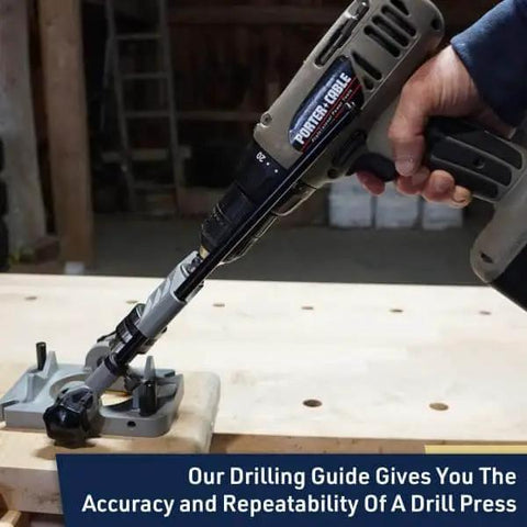 Portable Drill Guide Jig Converts Your Hand Drill Into A Portable Drill Press For Woodworking Drilling Straight Holes 0 To 45 Degrees
