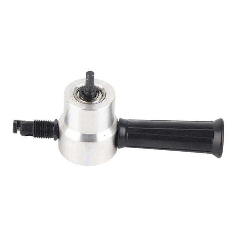 Double Head Sheet Metal Nibbler Cutter Drill Attachment for DIY and Pro Grade Use, metal cutting tool with adjustable cutter heads
