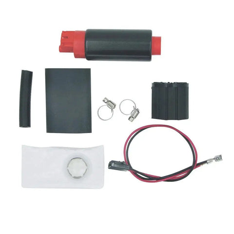 255 LPH High Flow In Tank Electric Fuel Pump With Installation Kit Center Inlet for performance vehicles parts and accessories