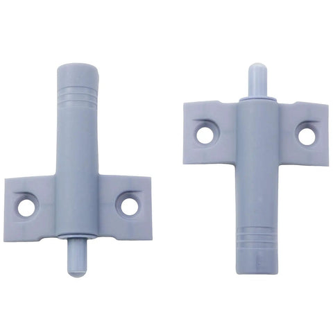 10 Piece Gray Cabinet Damping Buffer With Screws For Soft Close Doors And Drawers, ABS Plastic Door Stopper Mute Collision Preventer