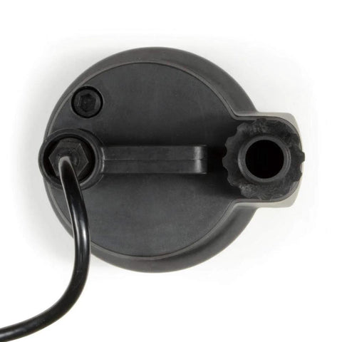 Everbilt SUP54-HD plastic utility pump, 1/6 HP, round black base with power cord and side outlet