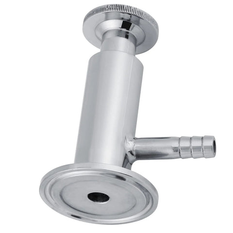 Tri Clamp Sampling Valve, 2-inch, SUS304 stainless steel with side hose barb