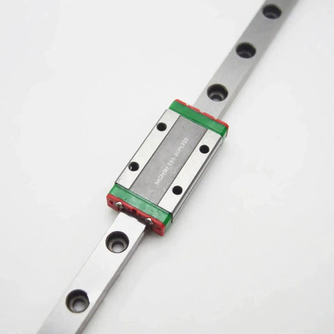 MGN7H Linear Guide Rail and Carriage Set for CNC Machines and 3D Printers, Heavy Duty Stainless Steel Bearings, Gothic Arch Design