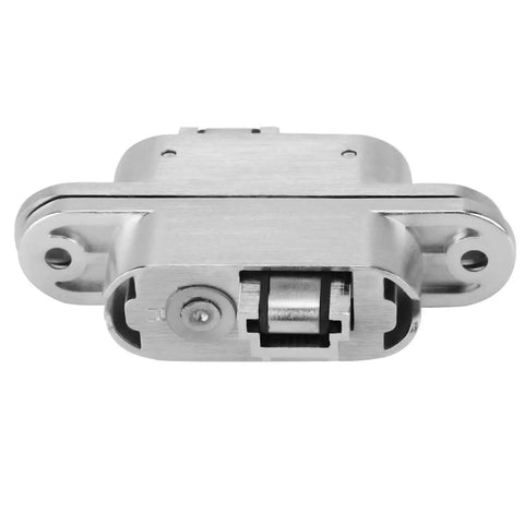 Invisible Concealed 180 Degree Cross Door Hinges Set Of 2 With Spanners Zinc Alloy Hidden Hinge for furniture hardware