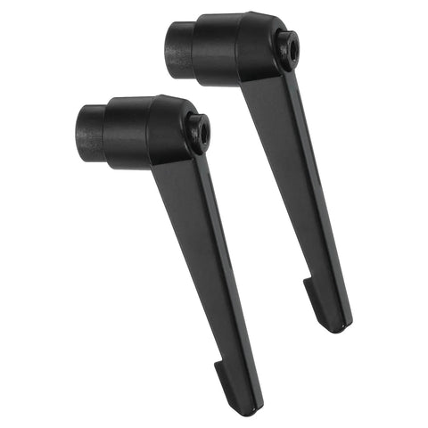2Pcs M12 Adjustable Knob Handles With Female Thread Push Button Ratchet Quick Release Locking Rotating Bolt For Lathe Machinery Black