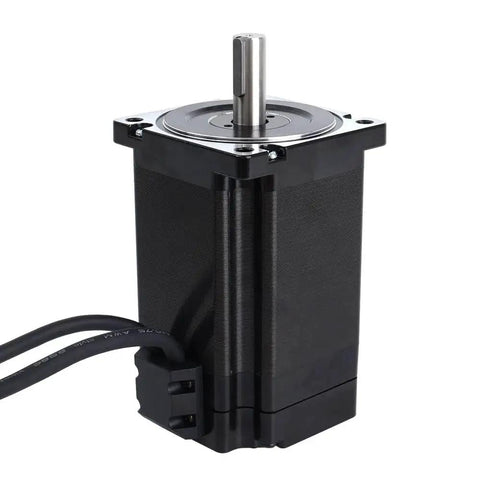 Beefy Closed Loop Stepper Motor Kit For CNC And 3D Printers, 9.0Nm Nema 34 With CL86T Driver V4.1, motor front view