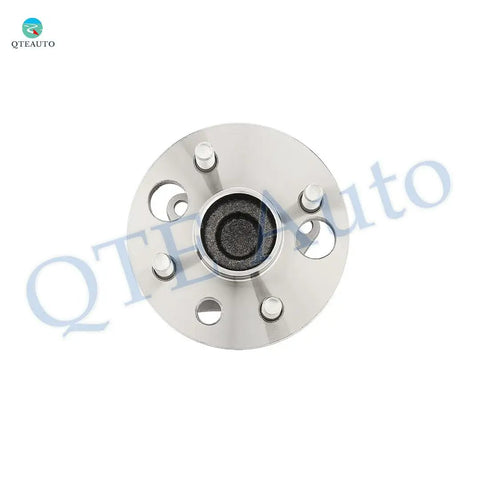 Alt Tag: Pair Of 2 Rear Wheel Bearing Hub Assemblies For 1993-2002 Toyota Corolla Non-ABS Replacement, top view of hub assembly.